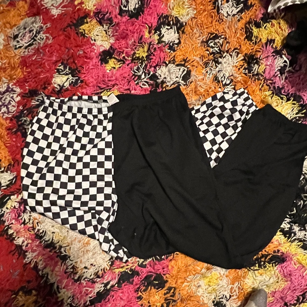Checkered Jogger Sweatpants